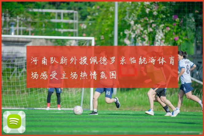 河南队新外援佩德罗亲临航海体育场感受主场热情氛围