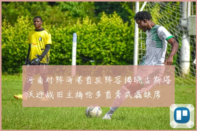 河南对阵海港首发阵容揭晓古斯塔沃迎战旧主梅伦多首秀武磊缺席